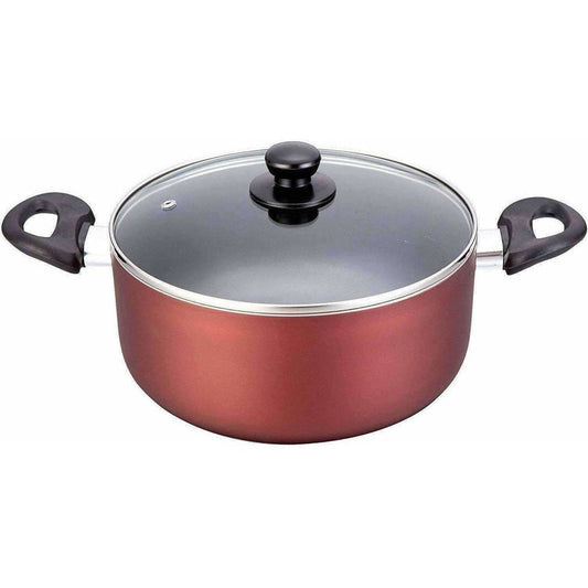 Nonstick Coated Aluminium Biriyani Pot (8 Litre,30 cm) - Swadesiicart