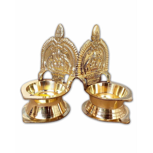 Kamakshi Diya Lamp / Kamakshi Deepam - 1 Pair | Swadesiicart