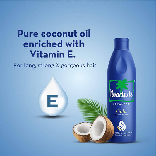 Parachute Advansed Gold Coconut Hair Oil - Swadesiicart