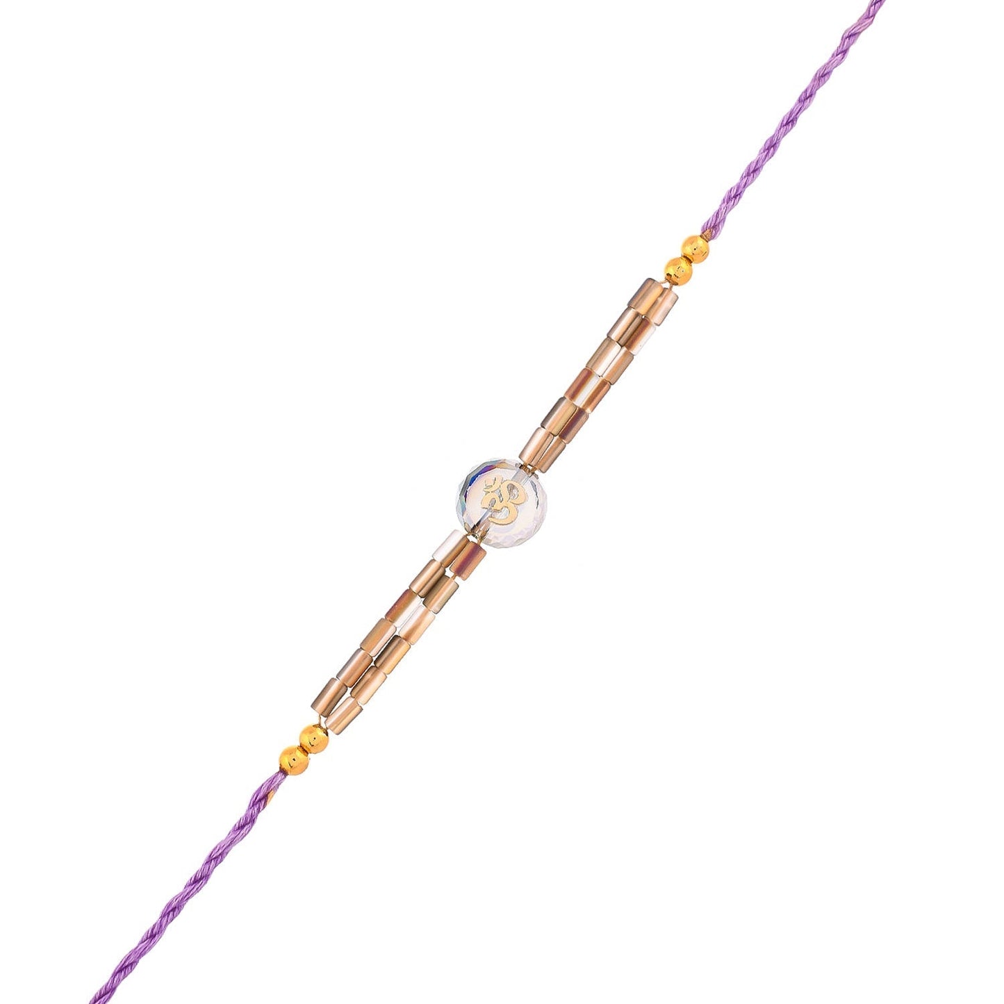 trueBrowns X Voylla Men's Bejewelled Beaded Thread Rakhi For Brother | Swadesiicart