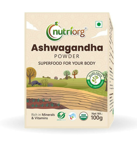 Nutriorg Certified Organic Ashwagandha Powder - Altcheeni