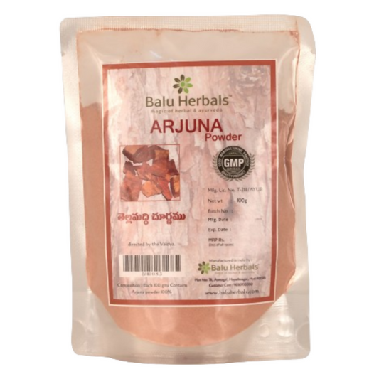 Balu Herbals Arjuna (Tella Maddi) Powder - Balu Herbals