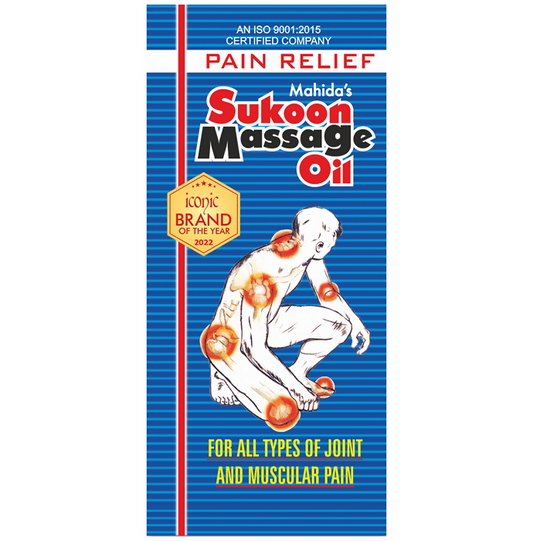 Mahida's Sukoon Massage Oil (Blue) | Swadesiicart