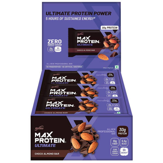RiteBite Max Protein Ultimate Choco Almond Bar - Swadesiicart