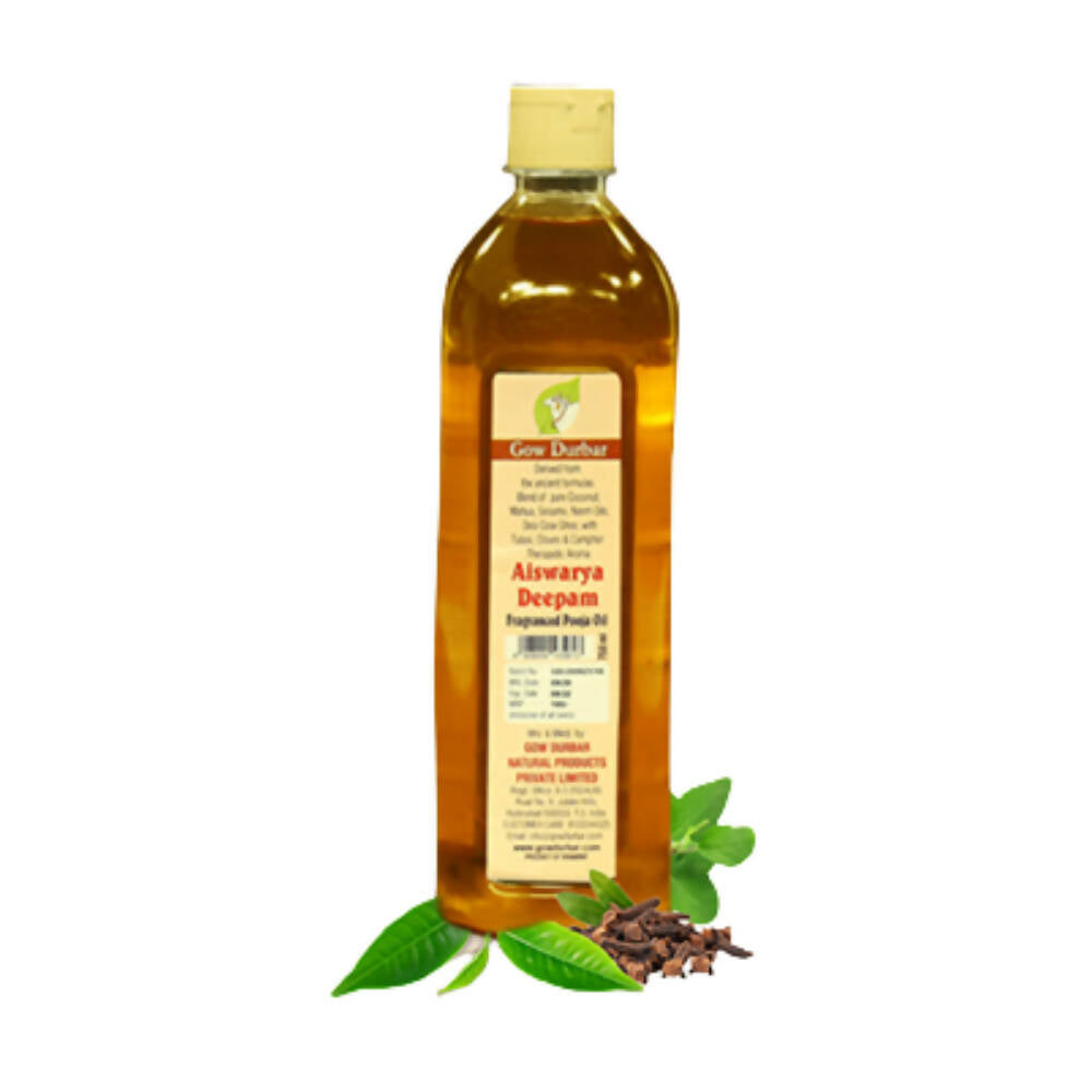 GowDurbar Aishwarya Deepam -Therapeutic Pooja Oil | Swadesiicart