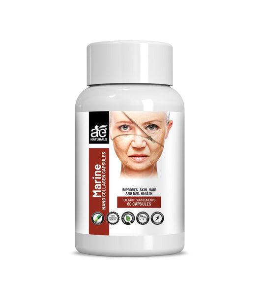Ae Naturals Marine Nano Collagen Capsules - Swadesiicart