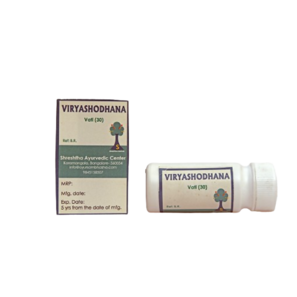 Shreshtha Herbals Viryashodhana Vati Tablets | Swadesiicart
