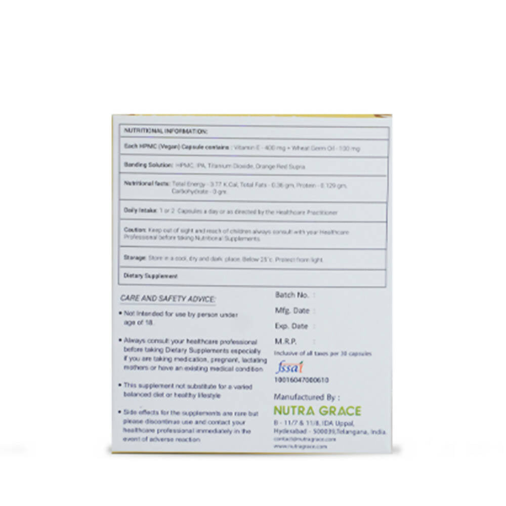 Nutra Grace E - Veg Capsules - Swadesiicart