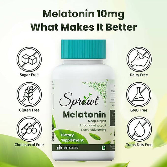 Sprowt Melatonin Tablets - Swadesiicart