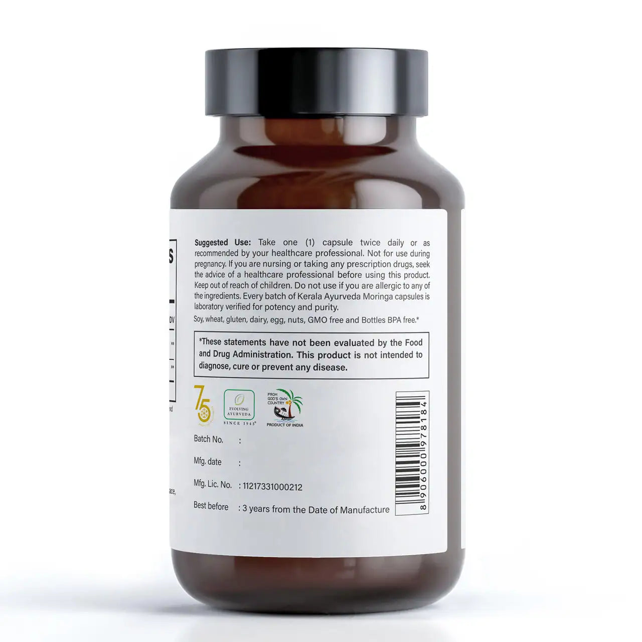 Moringa - A Superfood for Vitality and Wellness (60 Veg Capsules)
