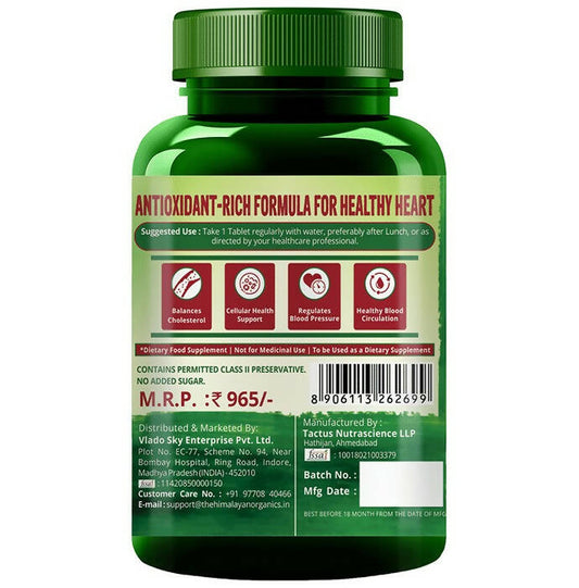 Himalayan Organics Heart Care CoQ10 Tablets | Swadesiicart