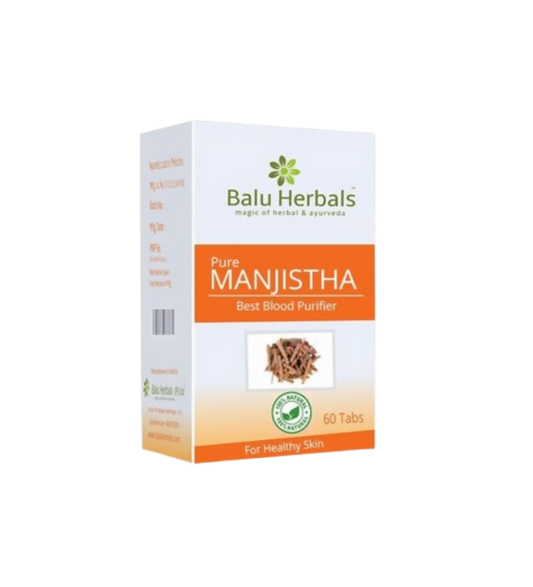 Balu Herbals Manjistha Tablets - Balu Herbals