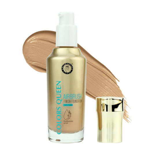 Colors Queen Airbrush Foundation With Primer - Medium Beige | Swadesiicart