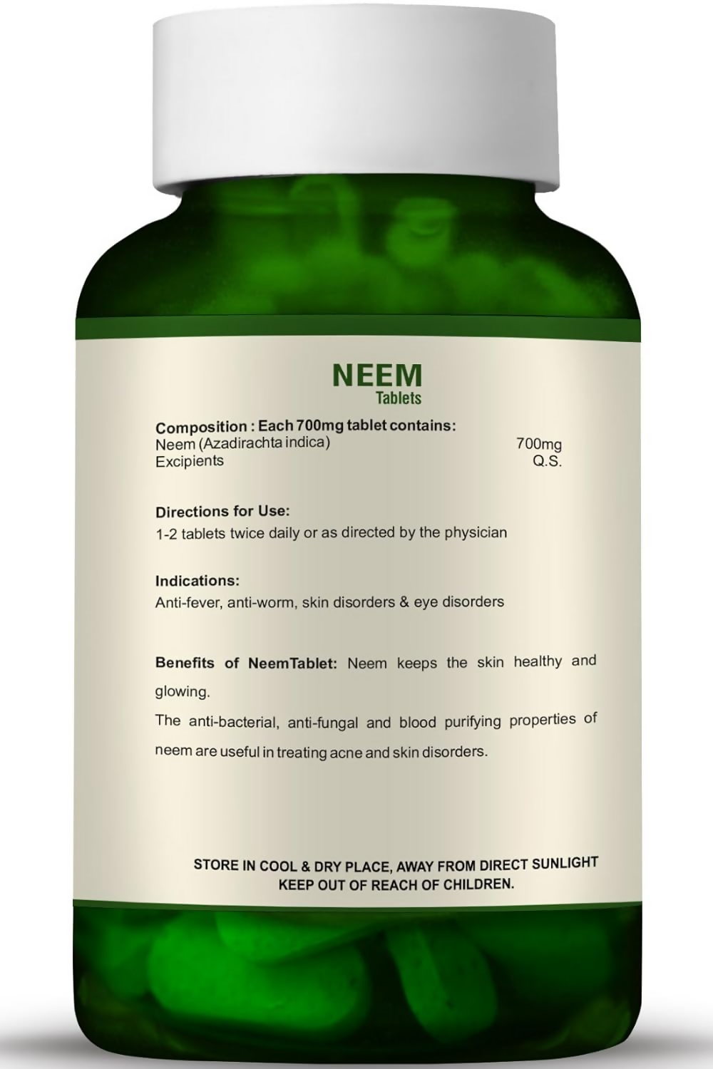 Bio Resurge Life Neem Tablets - Swadesiicart