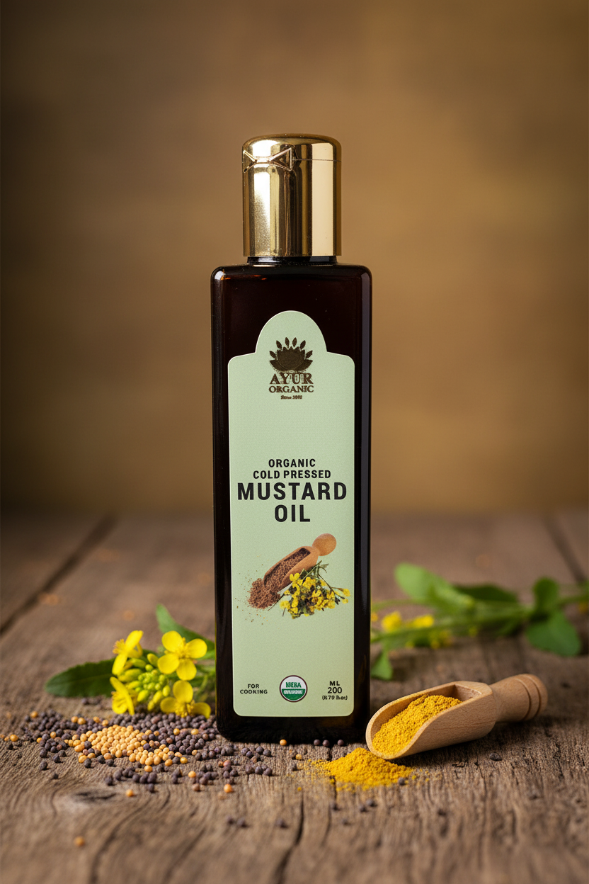 Mustard Oil Organic | Cold Pressed