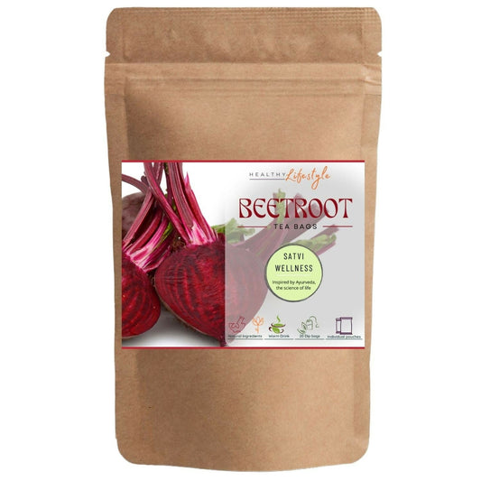 Satvi Wellness Beetroot Tea | Beetroot Tea Bags | Swadesiicart
