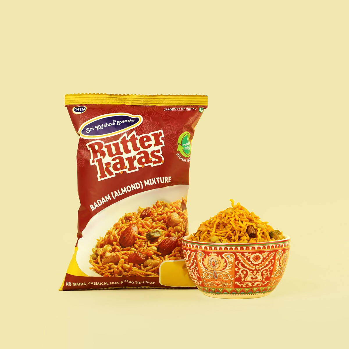 Sri Krishna Sweets Badam Mixture - Swadesiicart