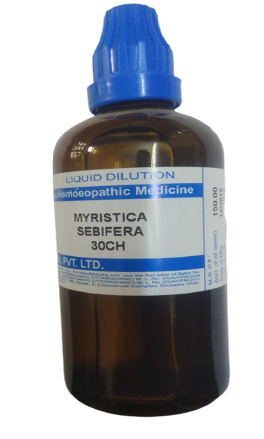 SBL Homeopathy Myristica Sebifera Dilution