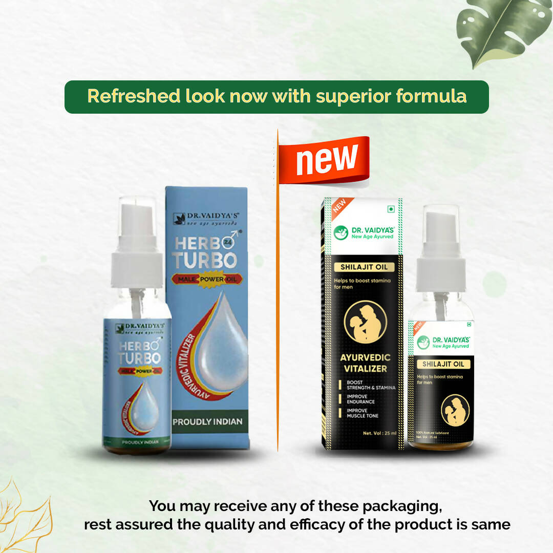 Dr. Vaidya's SJ Oil for Men: Enhance Power & Stamina With the Natural Oil | Swadesiicart