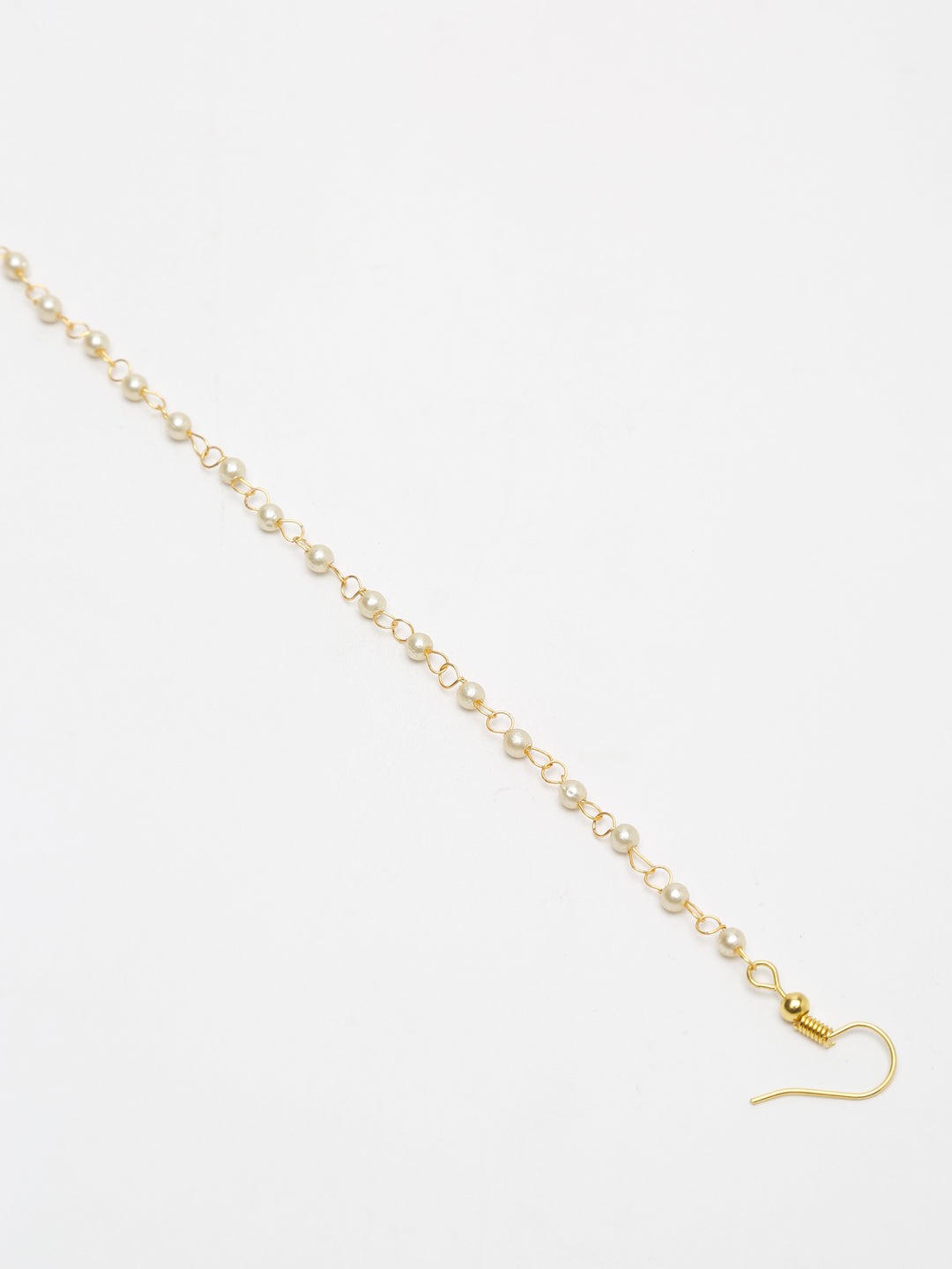 Gold-Polished Stone Nose Ring - Ruby Raang | Swadesiicart
