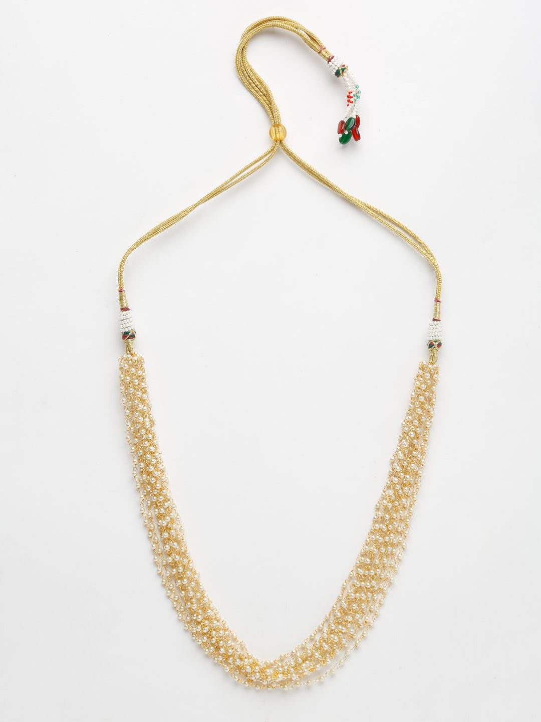Pearl Neckpiece - Ruby Raang | Swadesiicart