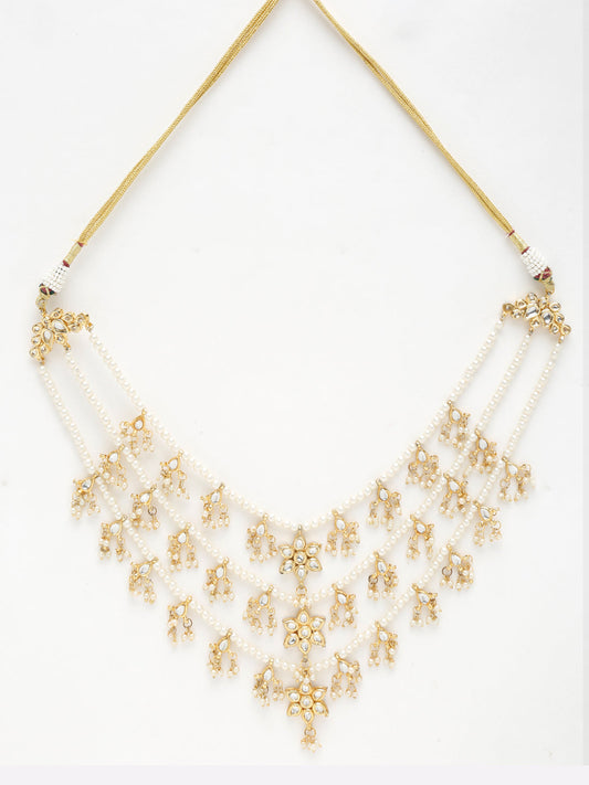 Kundan Neckpiece - Ruby Raang | Swadesiicart