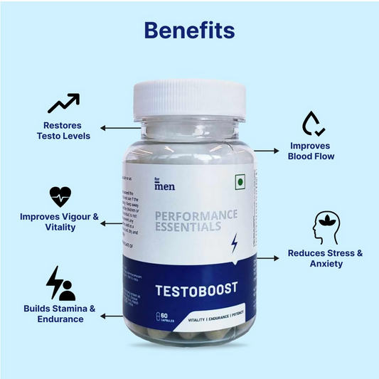 ForMen Testoboost Performance Essentials Capsules - Swadesiicart