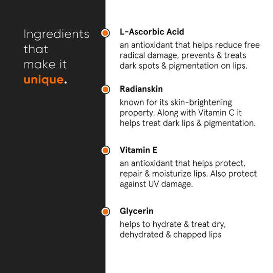 Minimalist 8% L-Ascorbic Acid Lip Treatment Balm - Swadesiicart
