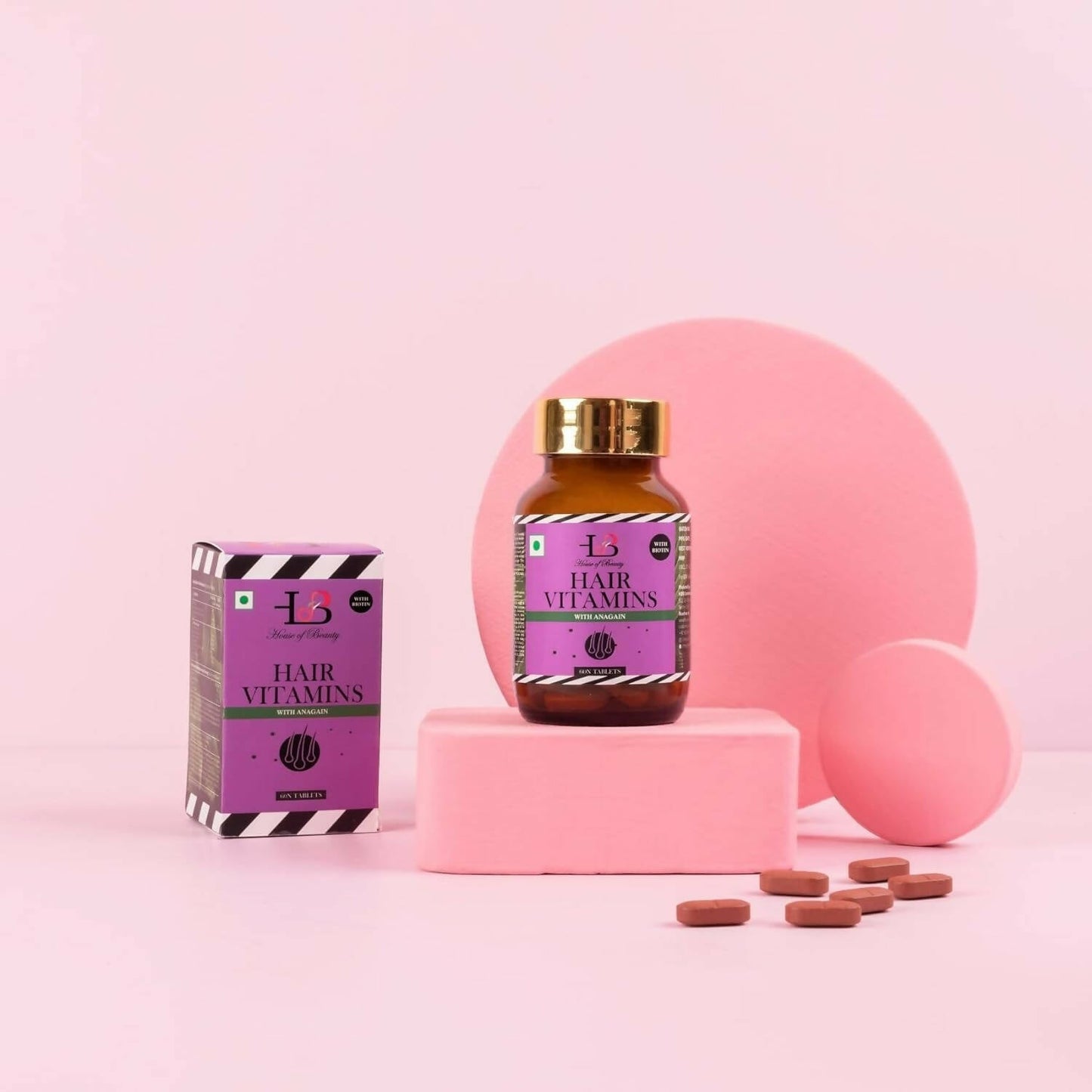 House Of Beauty Hair Vitamins Tablets - Swadesiicart