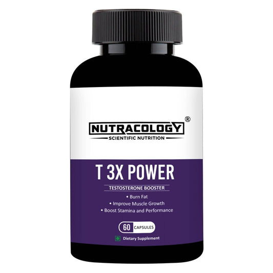Nutracology T 3X Power Testosterone Booster For Muscle Strength Energy For Men | Swadesiicart
