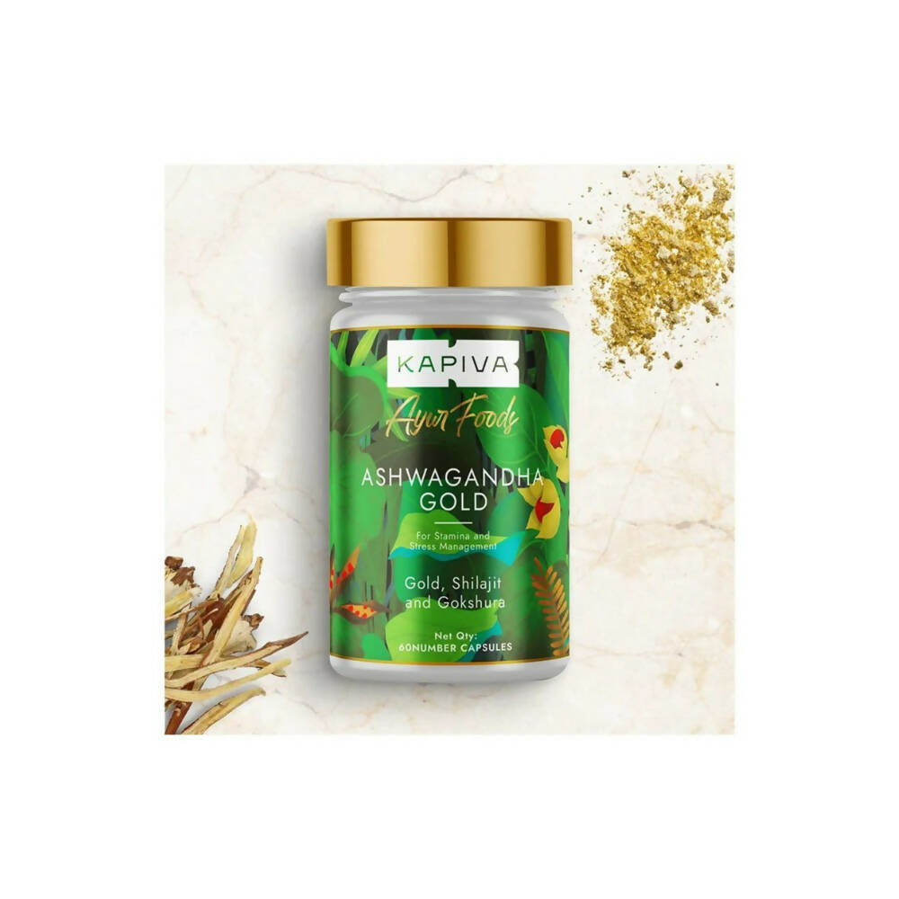 Kapiva Ayurveda Ashwagandha Gold Capsules - Swadesiicart