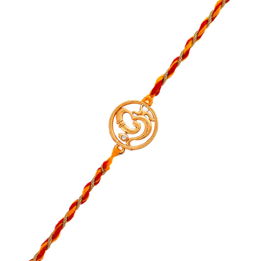 trueBrowns X Voylla Om Rudraksha Beads Thread Rakhi | Swadesiicart