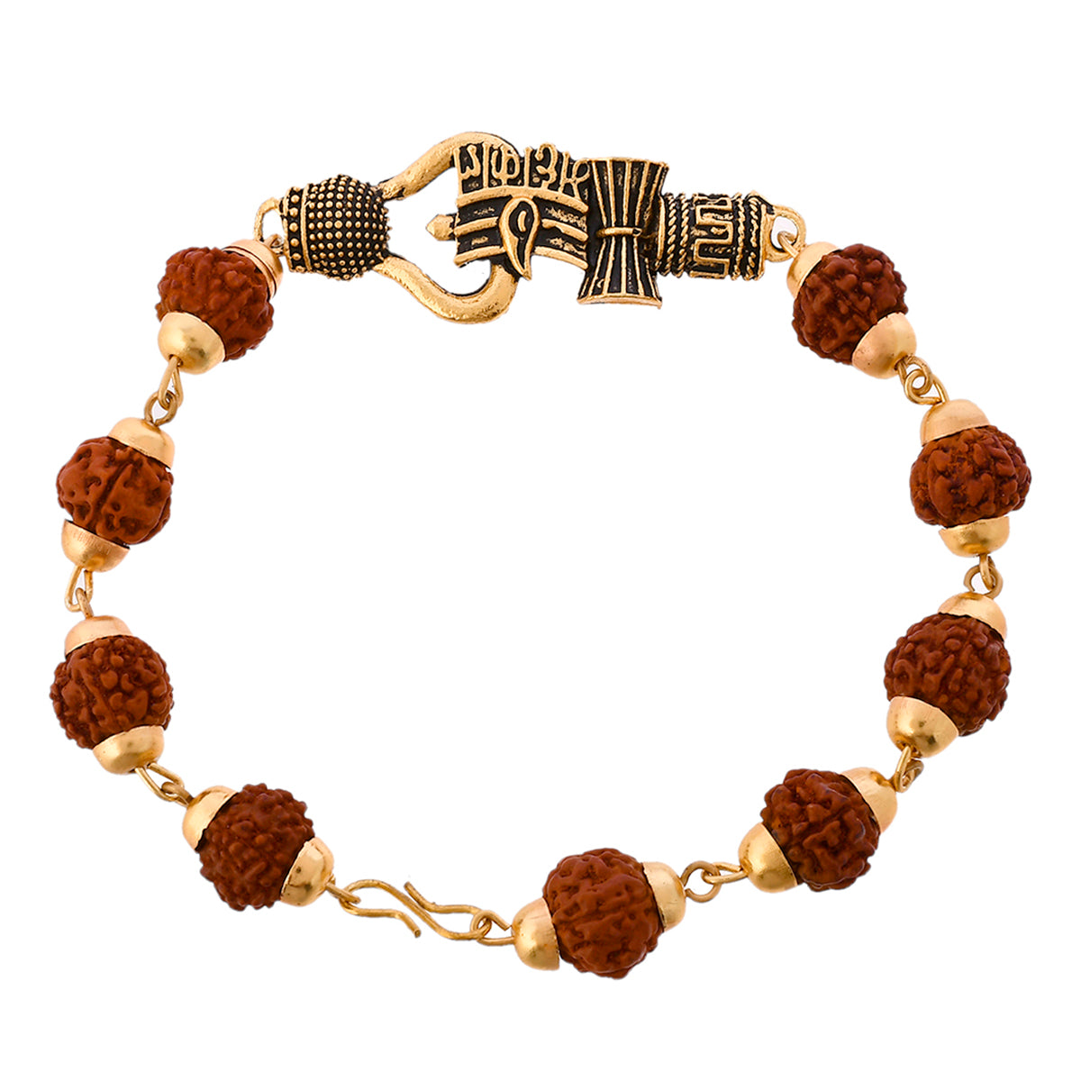 trueBrowns X Voylla Lord Shiva Motifs Rudraksha Rakhi | Swadesiicart