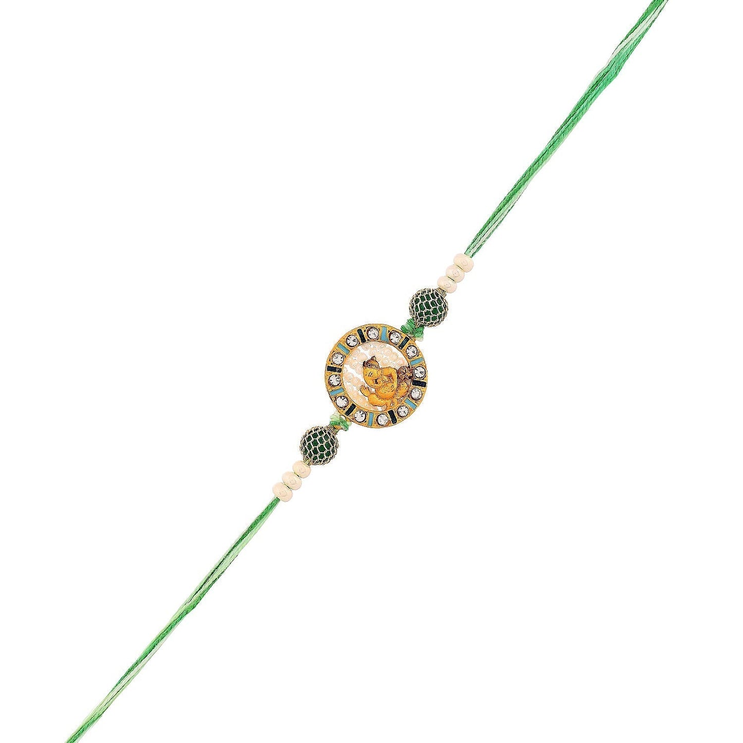 trueBrowns X Voylla Lord Ganesh Kids Thread Rakhi | Swadesiicart