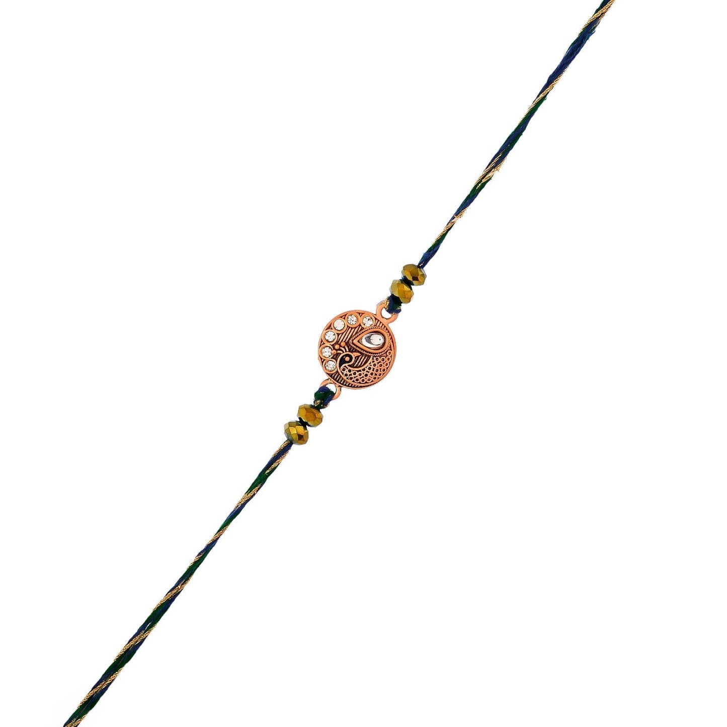 trueBrowns X Voylla Divine Krishna Thread Mens Rakhi For Brother | Swadesiicart