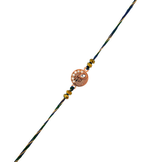 trueBrowns X Voylla Divine Krishna Thread Mens Rakhi For Brother | Swadesiicart