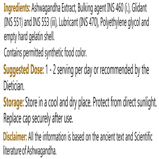 NLife Ashwagandha Capsules - Swadesiicart