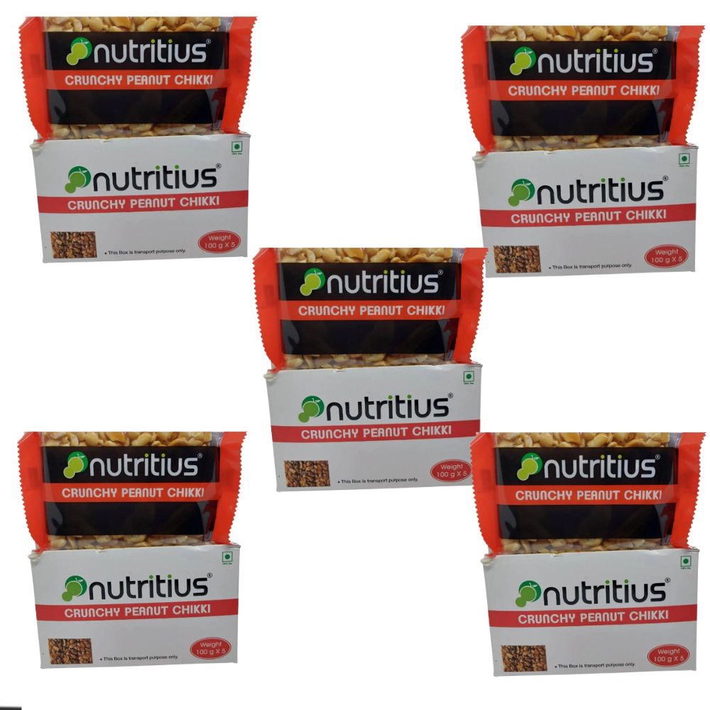 Nutritius Crunchy Peanut Chikki | Swadesiicart