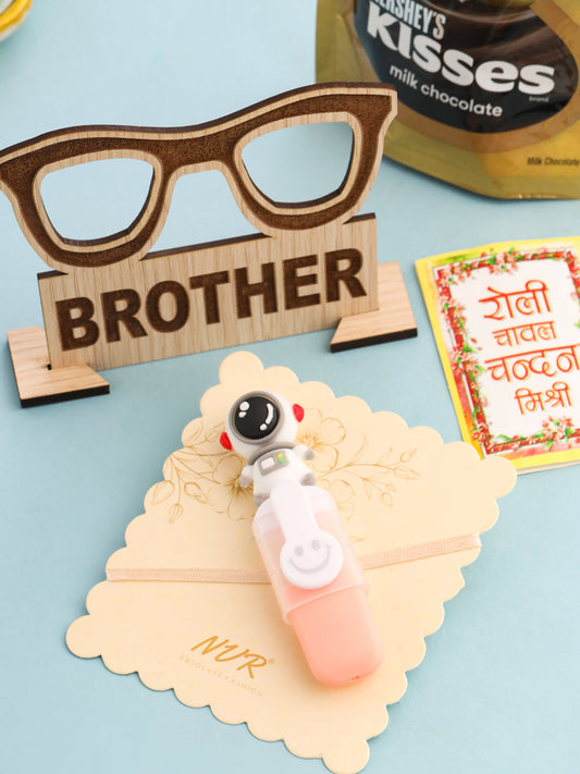 NVR Kids Cartoon Designer Peach Thread Rakhi, Combo for Rakshabandhan | Swadesiicart