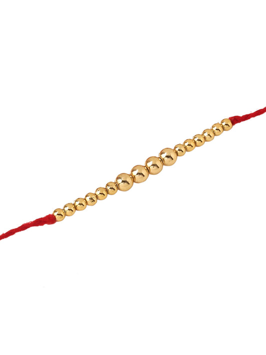 NVR Men's Set of 2 Red Religious Thread Rakhi, Combo for Rakshabandhan