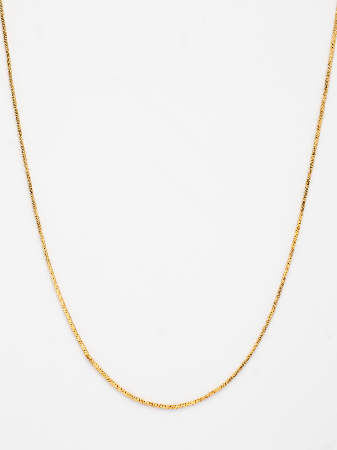 NVR Women's Set of 5 Gold-Polished Minimal Chain | Swadesiicart