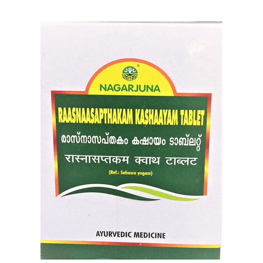 Nagarjuna Ayurveda Raasnasapthakam Kashayam Tablet | Swadesiicart