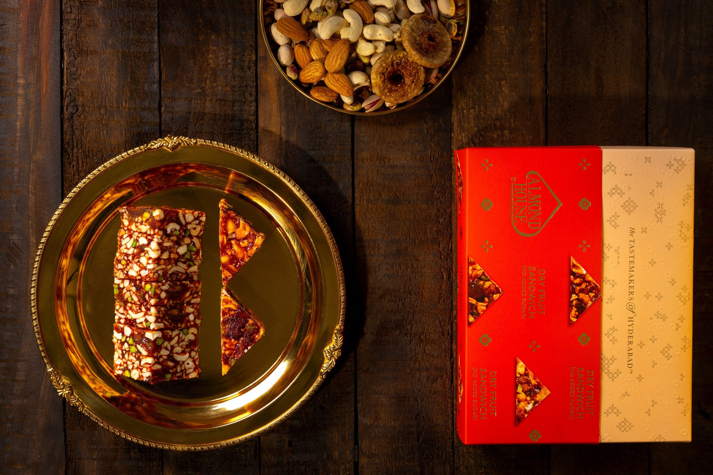 Almond House Dry Fruit Sandwich (Without Sugar) (MAP) - Swadesiicart