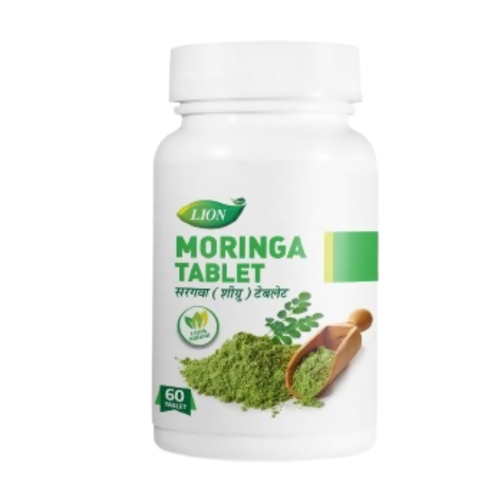 Lion Ayurveda Moringa Tablets (Saragava Shigru) | Swadesiicart