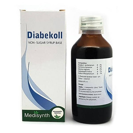 Medisynth Diabekoll Non-Sugar Syrup | Swadesiicart