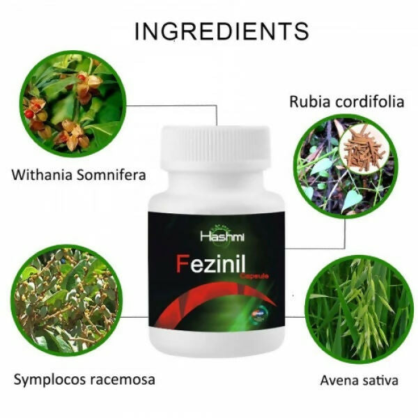 Hashmi Ayurvedic Fezinil Capsules For Women - Swadesiicart