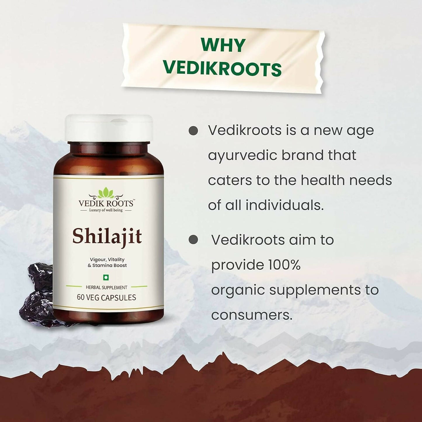 Vedikroots Sj Capsules - Swadesiicart
