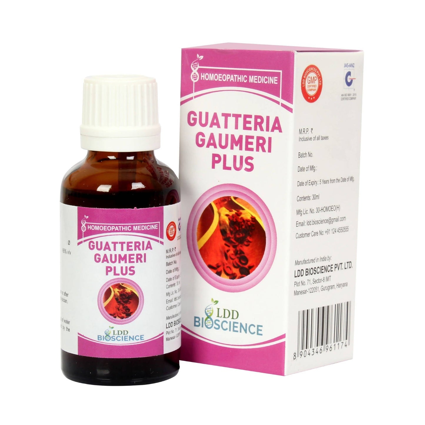 LDD Bioscience Homeopathy Guatteria Gaumeri Plus Drops | Swadesiicart