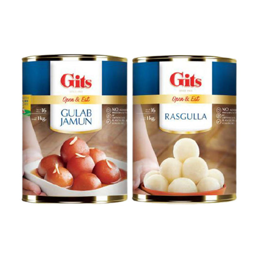 Gits Rasgulla & Gulab Jamun - Combo Pack | Swadesiicart