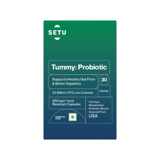 Setu Tummy Probiotics Naturally Fermented Capsules | Swadesiicart